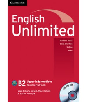 Книга для вчителя English Unlimited Upper-Intermediate Teacher's Pack ( with DVD-ROM)