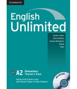 Книга для вчителя English Unlimited Elementary Teacher's Pack ( with DVD-ROM)
