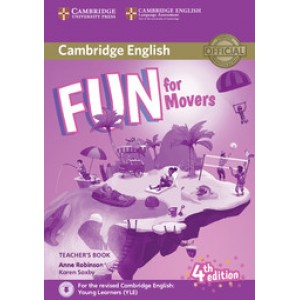 Книга для вчителя Fun for Movers 4th Edition Teacher’s Book with Downloadable Audio