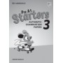 Відповіді Cambridge English Starters 3 for Revised Exam from 3018 Answer Booklet