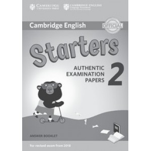 Відповіді Cambridge English Starters 2 for Revised Exam from 2018 Answer Booklet