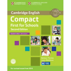 Підручник Compact First for Schools 2nd Edition Student's Book with answers with CD-ROM