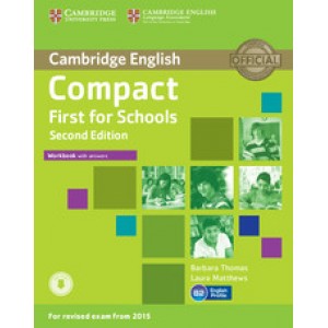 Робочий зошит Compact First for Schools 2nd Edition Workbook with answers with Downloadable Audio
