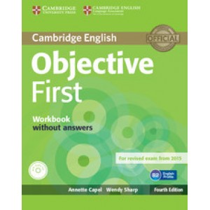 Робочий зошит Objective First Fourth edition Workbook without answers with Audio CD