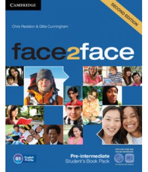 Підручник Face2face Second edition Pre-intermediate Student's Book with DVD-ROM and Online Workbook Pack