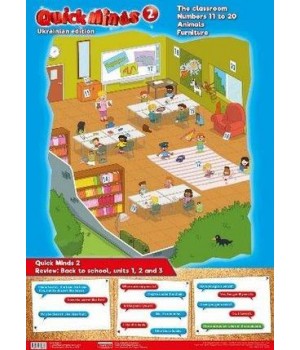 Комплект плакатів Quick Minds 2 (Ukrainian edition) 3 шт