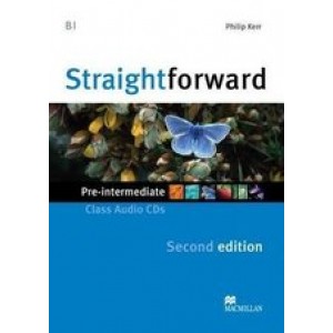 Диск Straightforward Second Edition Pre-Intermediate Class Audio CDs 
