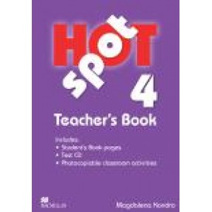 Книга для вчителя Hot Spot 4 Teacher's Book with Test CD