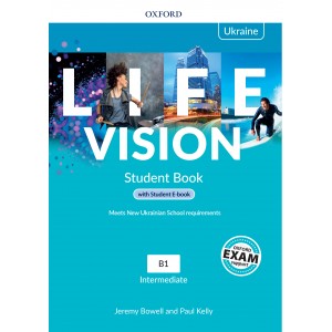 Підручник Life Vision Ukrainian Edition Intermediate Student Book with Student eBook