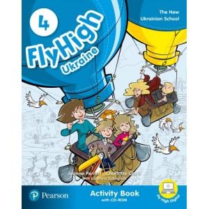 Робочий зошит Fly High Ukraine 4 Activity Book + CD-ROM