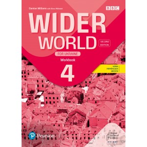 Робочий зошит Wider World Second Edition for Ukraine 4 Workbook