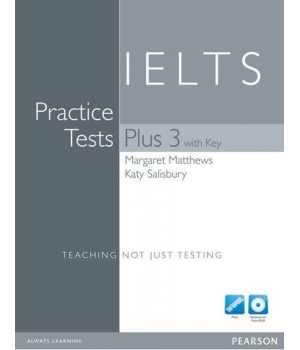 Тести IELTS Practice Tests Plus 3 with key and CD pack