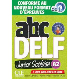 Тести ABC DELF Junior scolaire édition 2021 A2 Livre + DVD + Livre-web