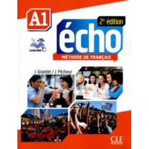 Підручник Echo A1 - 2e édition Livre + DVD-Rom + livre-web