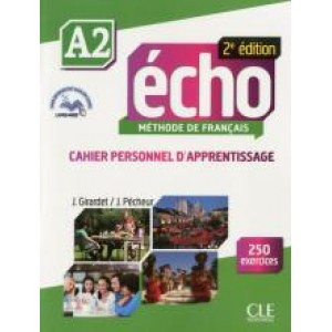 Робочий зошит Echo A2 - 2e édition Cahier d'exercices + CD audio + livre-web