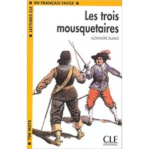 Книга для читання Lectures facile Niveau 1 Les Trois Mousquetaires Livre