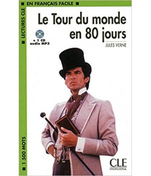 Книга для читання Lectures facile Niveau 3 Le Toure du monde en 80 jours Livre + audio