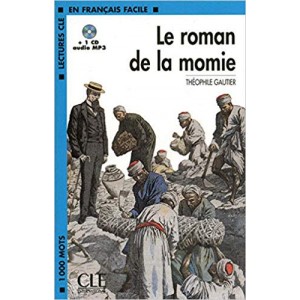 Книга для читання Lectures facile Niveau 2 Le Roman de la momie Livre + audio
