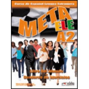 Підручник Meta ele A2 Libro del alumno + Cuaderno de ejercicios + CD audio