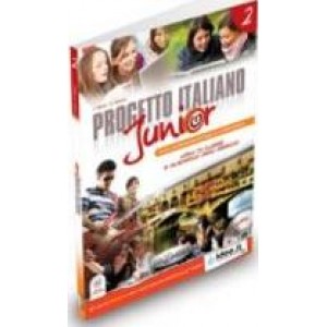 Підручник Progetto Italiano Junior 2 Libro & Quaderno + CD audio