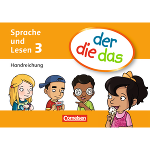 Книга для вчителя der die das - 3 Handreichungen-Kartei mit Beileger und Stülpschachtel