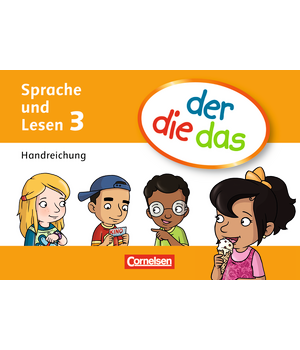 Книга для вчителя der die das - 3 Handreichungen-Kartei mit Beileger und Stülpschachtel