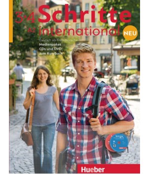 Диски Schritte international Neu 3+4 Medienpaket 6 Audio-CDs und 1 DVD zum Kursbuch