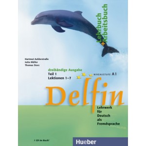 Підручник Delfin Teil 1 Lektionen 1-7 Lehr- & Arbeitsbuch mit Audio-CD