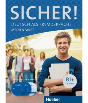 Диски Sicher! B1+ Medienpaket (2 AudioCDs und DVD zum Kursbuch)