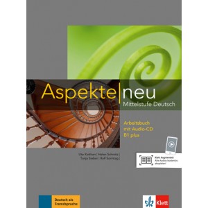 Робочий зошит Aspekte 1 Neu B1+ Arbeitsbuch mit Audio-CD