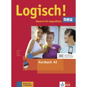 Підручник Logisch! neu A2 Kursbuch mit Audios zum Download