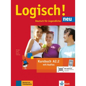 Підручник Logisch! neu A2.2 Kursbuch mit Audios zum Download