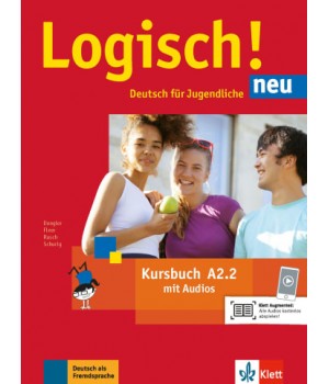 Підручник Logisch! neu A2.2 Kursbuch mit Audios zum Download