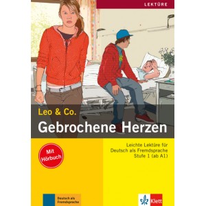 Книга для читання Gebrochene Herzen (Stufe 1) Buch + CD