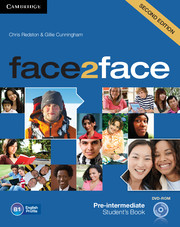 Підручник з англійської мови Face2face Second edition Pre-intermediate Student's Book with DVD-ROM