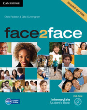 Підручник з англійської мови Face2face Second edition Intermediate Student's Book with DVD-ROM