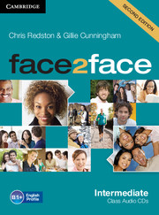 Диски Face2face Second edition Intermediate Class Audio CDs (3)