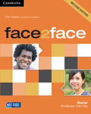Робочий зошит Face2face Second edition Starter Workbook with Key