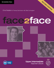 Книга для вчителя Face2face Second edition Upper Intermediate Teacher's Book with DVD