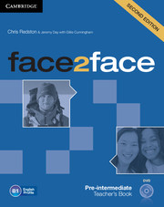 Книга для вчителя Face2face Second edition Pre-intermediate Teacher's Book with DVD