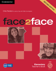 Книга для вчителя Face2face Second edition Elementary Teacher's Book with DVD