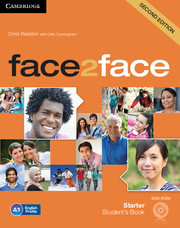 Підручник з англійської мови Face2face Second edition Starter Student's Book with DVD-ROM