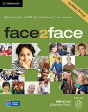 Підручник з англійської мови Face2face Second edition Advanced Student's Book with DVD-ROM