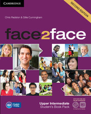 Підручник з англійської мови Face2face Second edition Upper Intermediate Student's Book with DVD-ROM and Online Workbook Pack
