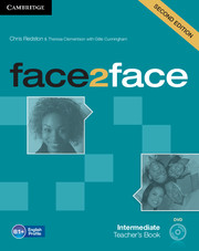 Книга для вчителя Face2face Second edition Intermediate Teacher's Book with DVD