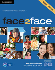 Підручник з англійської мови Face2face Second edition Pre-intermediate Student's Book with DVD-ROM and Online Workbook Pack