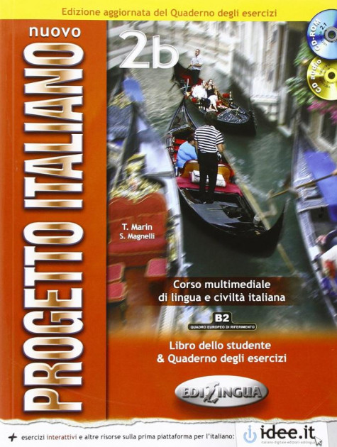 Підручник Progetto Italiano Nuovo 2B (B2) Libro & Quaderno + CD Audio + CD-ROM