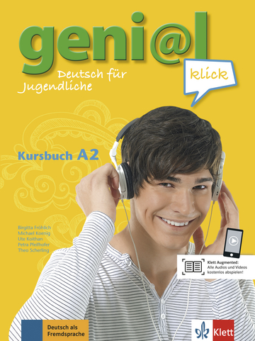 Підручник з німецької мови geni@l klick A2 Kursbuch mit 2 Audio-CDs